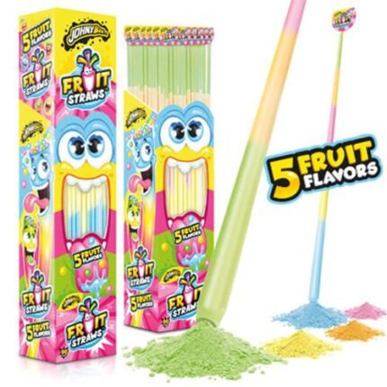 Johny Bee Fruit Straws 12gr. 90τεμ.