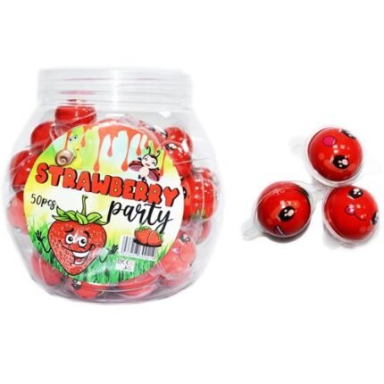 Strawberry Party Jelly Candy 10gr. 50τεμ.