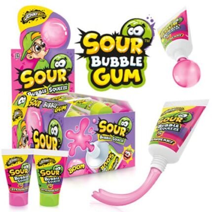 Johny Bee Sour Bubble Squeeze 30gr. 24τεμ.