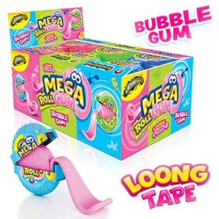 Johny Bee Mega Roll Gum Display 40gr. 24τεμ.