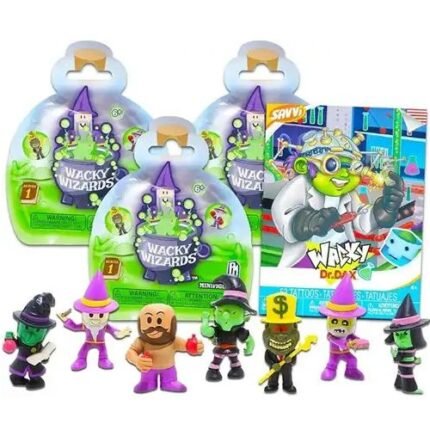 Wacky Wizards Mini Figures in blindbag 13x16cm.