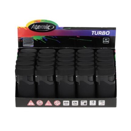 Atomic αναπτήρας Jet Cobra Black 25τεμ.