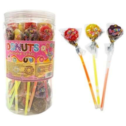 XXL Donut Neon Lollipop 10gr. 50τεμ.