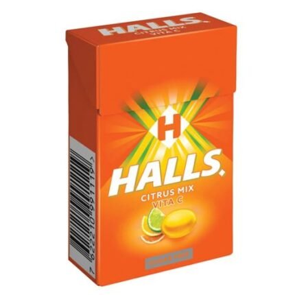 HALLS BOX ΠΟΡΤΟΚΑΛΙ 12τεμ.