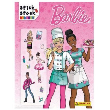 Panini Stick & Stack Barbie Coloring Book 22 x 30cm. 16 Pages