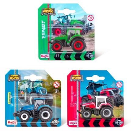 Αυτοκινητάκια Maisto Mini Work Machines Tractors Blister Card
