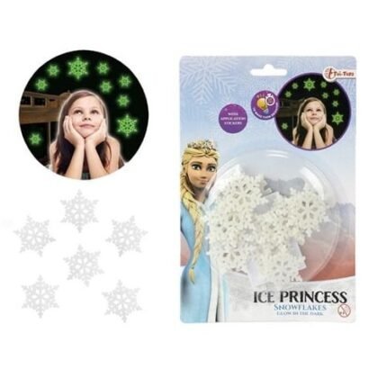 Ice Princess Snowflakes Glow in the Dark 15x22.5cm.