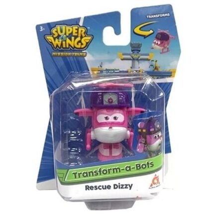 Super Wings Transform-a-Bots Rescue Dizzy 11x15cm.