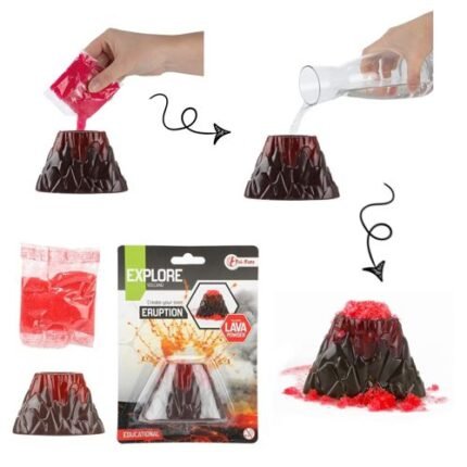 Explore Volcano Eruption Ηφαιστειακή Έκρηξη Πείραμα 5x8cm.