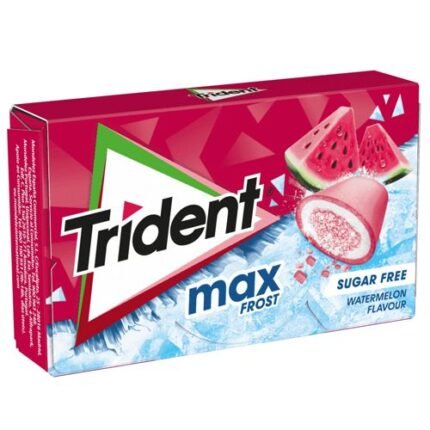 Trident Max Frost Τσίχλα Καρπούζι 20gr.16τεμ.