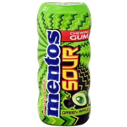 Mentos Μπουκάλι Sour Green Apple 28gr. 12τεμ.