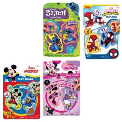 Παιχ.Κιμωλίες 2D Φιγούρες Disney & Marvel 4 σχέδια