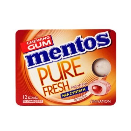 Mentos Pure Fresh Καρτέλα Κανέλα 18gr. 12τεμ.