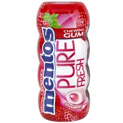 Mentos Μπουκάλι Φράουλα 28gr. 12τεμ.
