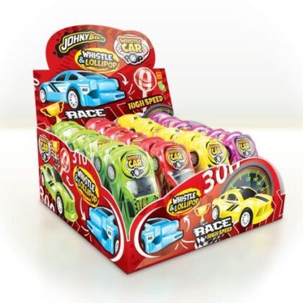 Johny Bee Whistle Car Pop 10gr. 24τεμ.