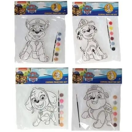 Paw Patrol Canvas Painting Set 23cm.   24 x 33 cm.