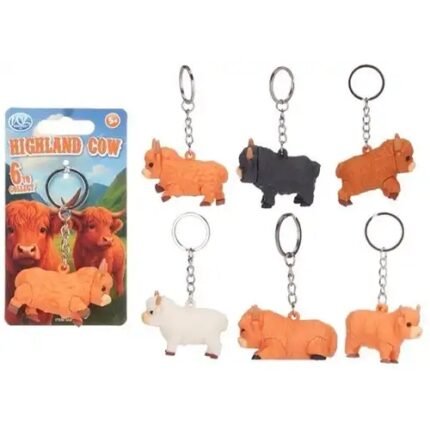 Highland Cow 3d Keychain 5.5cm