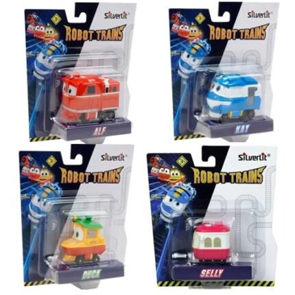 Silverlit Robot Trains Alf-Duck-Kay-Selly  13 x 15cm.