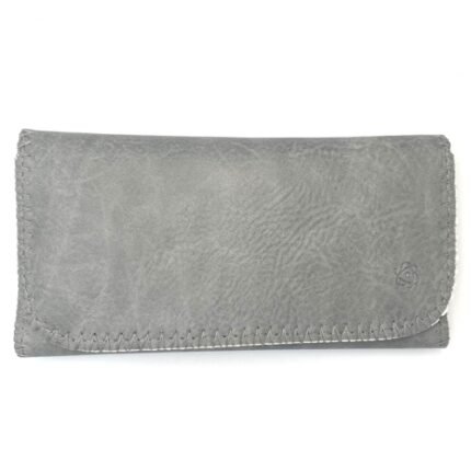 Θήκη Καπνού PU Solid Colors Grey