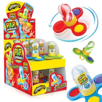 Johny Bee Pop It Spinner 4 in 1 15gr. 12τεμ.