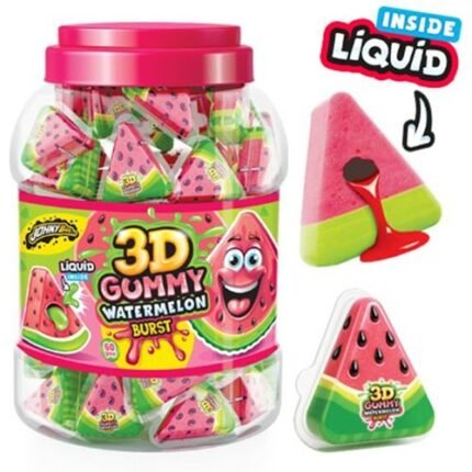 Johny Bee 3D Gummy Watermelon 18gr. 60τεμ.