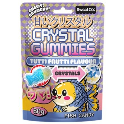 Crystal Gummies Fish Tutti Frutti Flavour 80gr.
