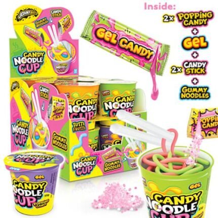 Johny Bee Candy Noodle Cup 55gr. 12τεμ.