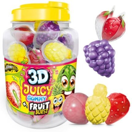Johny Bee 3D Fruits 18gr. 60τεμ.